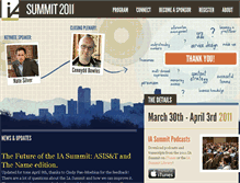Tablet Screenshot of 2011.iasummit.org